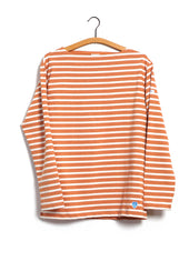 MARINE NATIONALE | Striped T-shirt | Persimmon Ecru