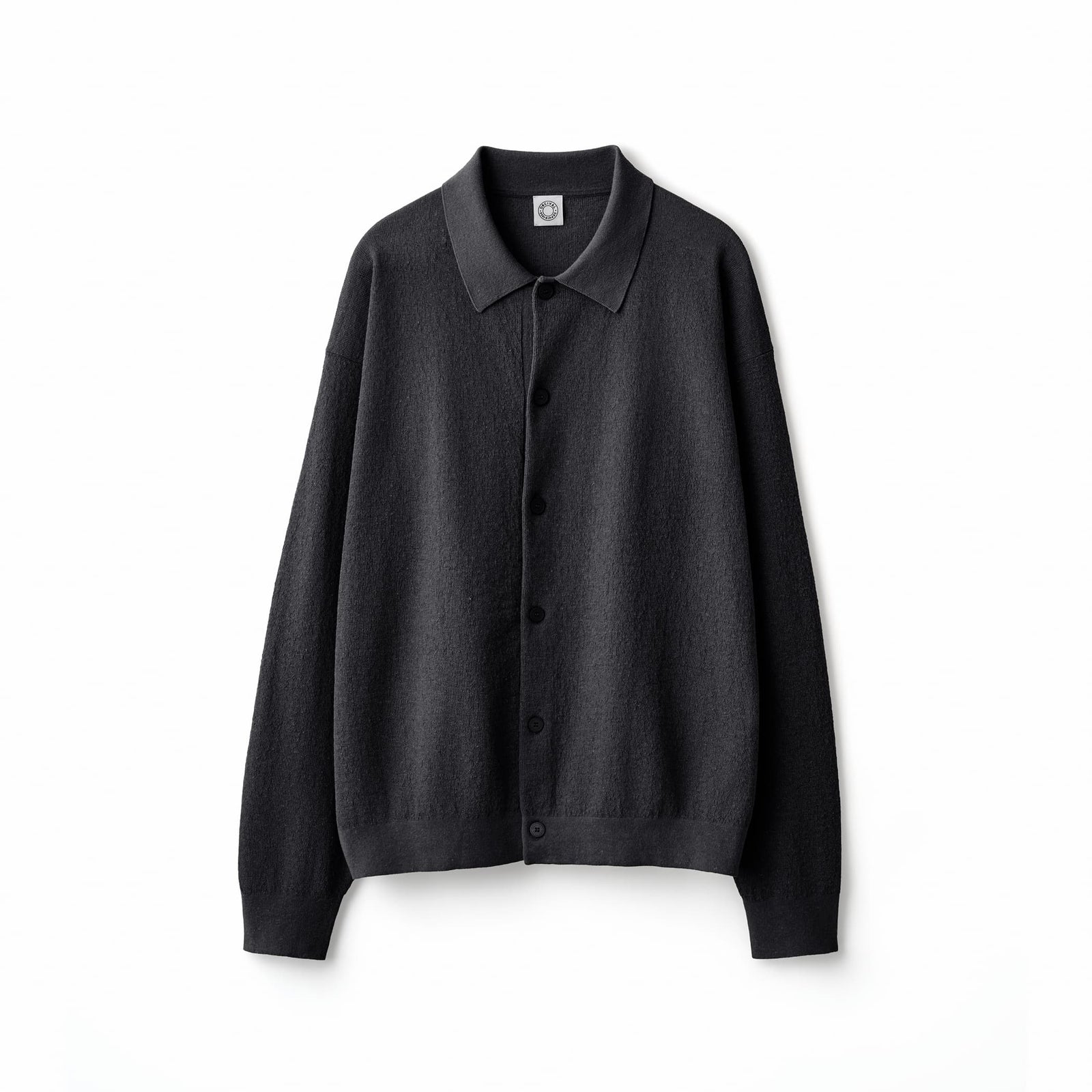 Men's Half Milan Collar Knit Cardigan