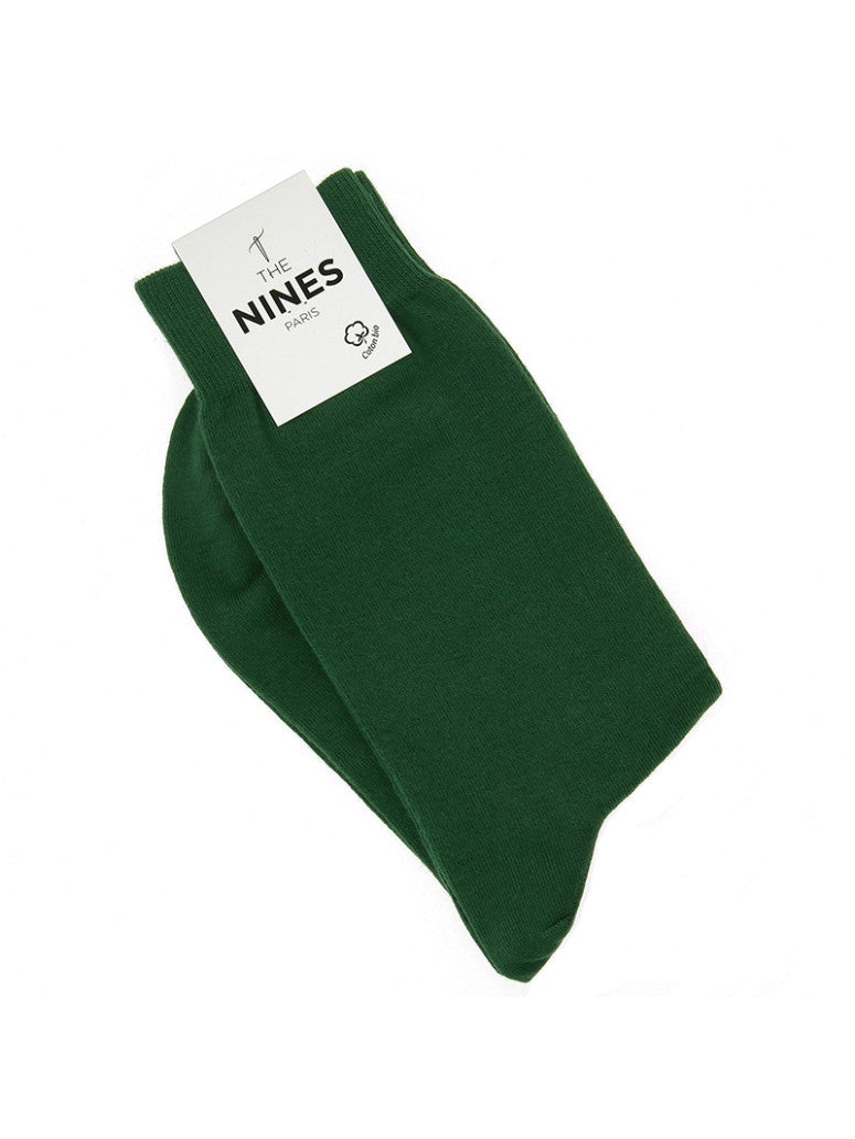 Organic Cotton Socks English Green