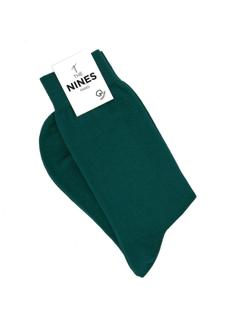 Organic Cotton Socks Petrol Blue