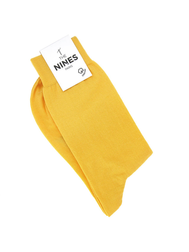 Organic cotton socks yellow