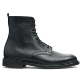 Orlingbury R Derby Boot in Black Grain Leather