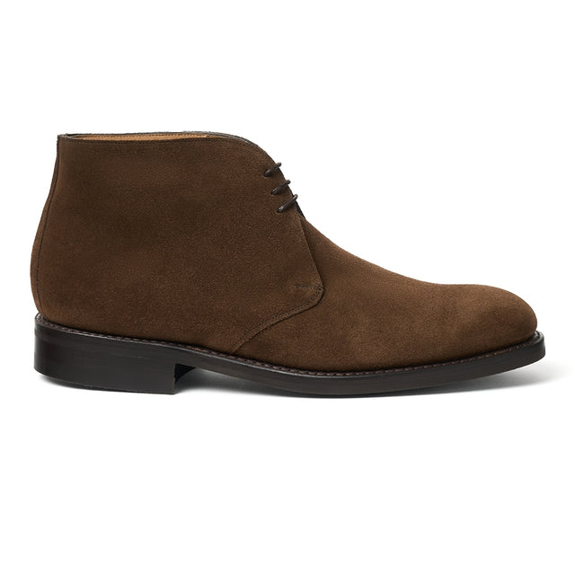 Orton R Chukka Boot in Brown Suede