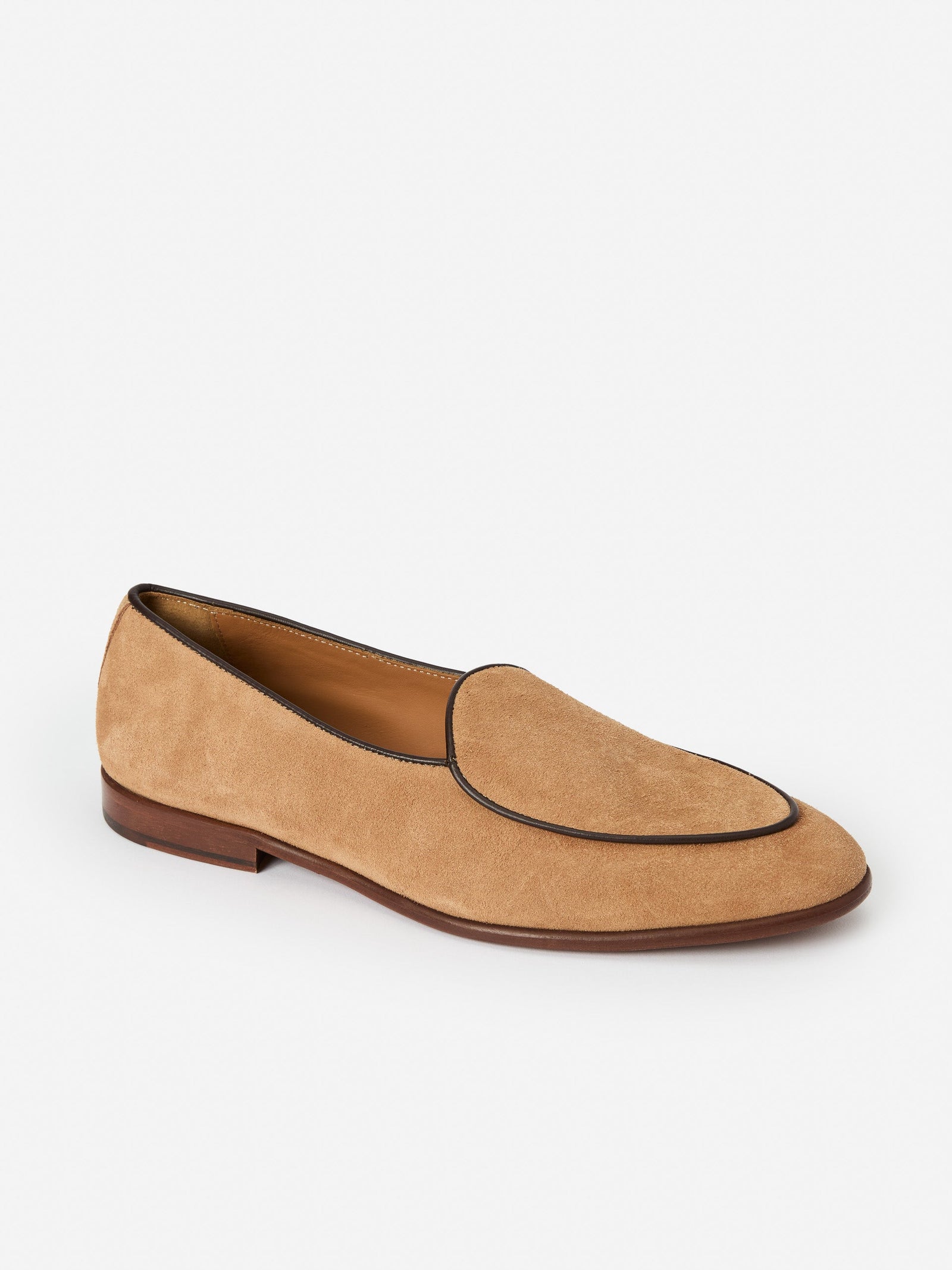Solid Oskar Suede Belgian Loafers Men S Shoes J Mclaughlin