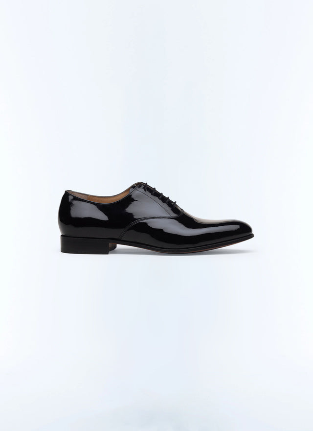 Black patent leather Oxford