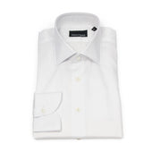 White Loose Fit Classic Collar Shirt