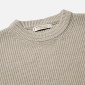 Patch Round Pullover Knit