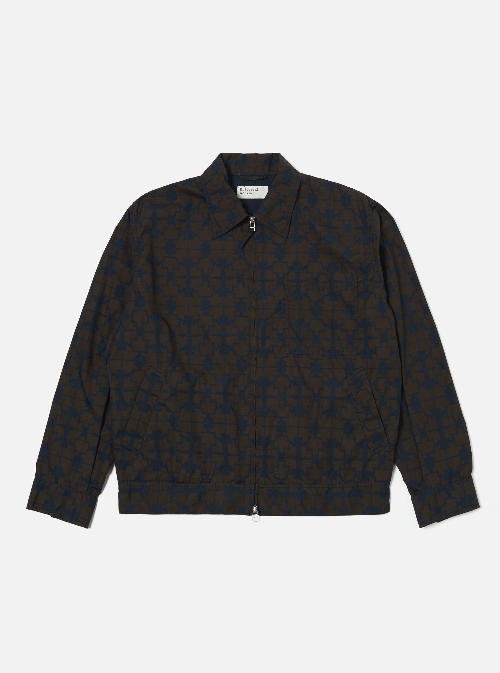 Mitla Print Cotton Rose Bowl Jacket