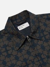 Mitla Print Cotton Rose Bowl Jacket
