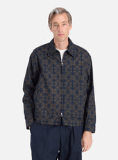 Mitla Print Cotton Rose Bowl Jacket