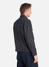 Mitla Print Cotton Rose Bowl Jacket