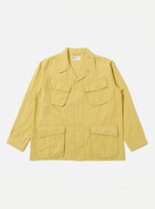 Lemon Linen Slub Weave Jungle Jacket