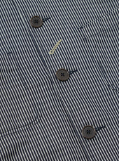 Hickory Stripe Denim Original Bakers Jacket