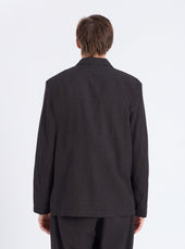 Fine Linen Mix Three Button Jacket