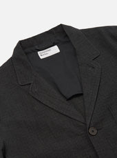 Fine Linen Mix Three Button Jacket