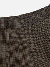 Japanese Seersucker Pleated Track Short