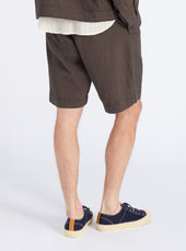 Japanese Seersucker Pleated Track Short