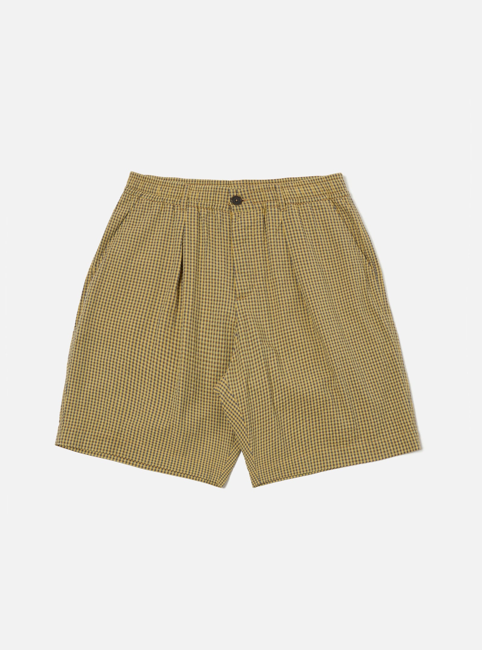 Japanese Seersucker Pleated Track Short