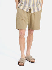 Japanese Seersucker Pleated Track Short