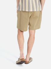 Japanese Seersucker Pleated Track Short