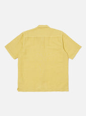 Lemon Linen Cotton Shirting Camp Shirt