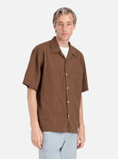 Dobby Self Stripe Camper Shirt