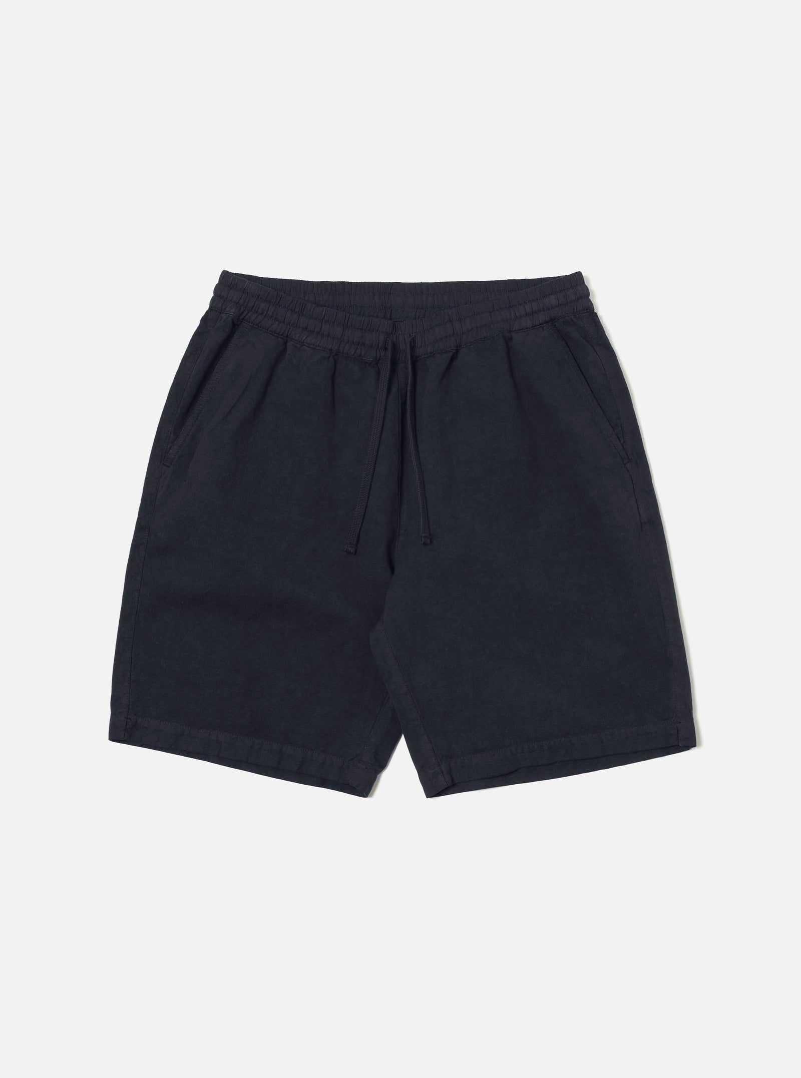 Linen Slub Weave Simple Short