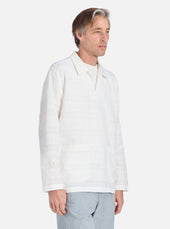 Deffe Self Stripe Smock Overshirt