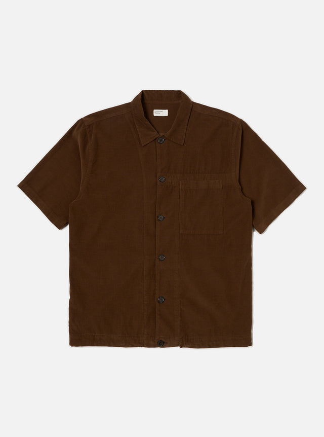 Khaki Summer Cord Tech Overshirt