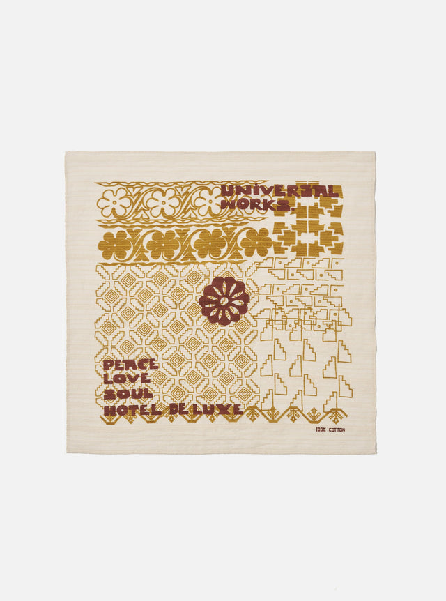 Ecru Acapulco Weave Kingsman Neckerchief