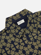 Mud Mitla Print Jersey Newlyn Polo