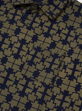 Mud Mitla Print Jersey Newlyn Polo