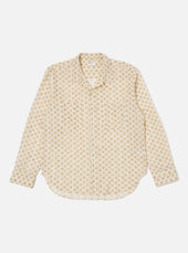 Camel Mitla Weave Work Shirt