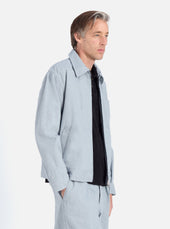 Reworked Jean Cloth Rose Bowl Jacket