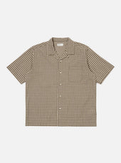 Olive Dobby Check Road Shirt