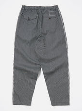 Hickory Stripe Denim Pleated Track Pant