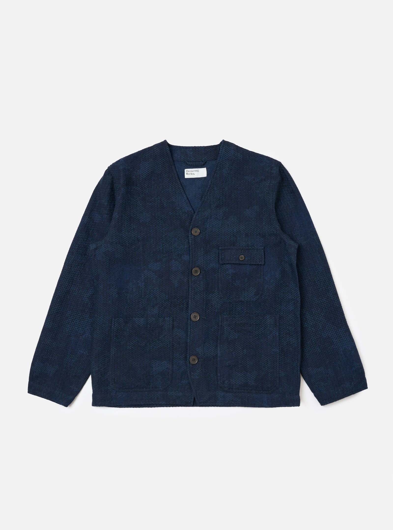 Indigo Denim Camo Cabin Jacket