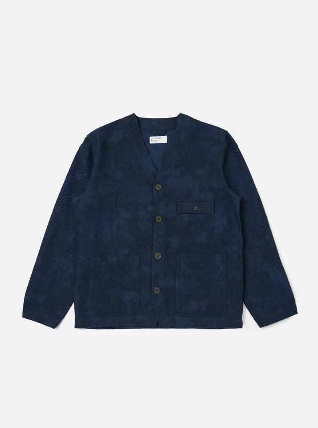 Black/Indigo Denim Camo Cabin Jacket