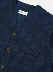 Indigo Denim Camo Cabin Jacket