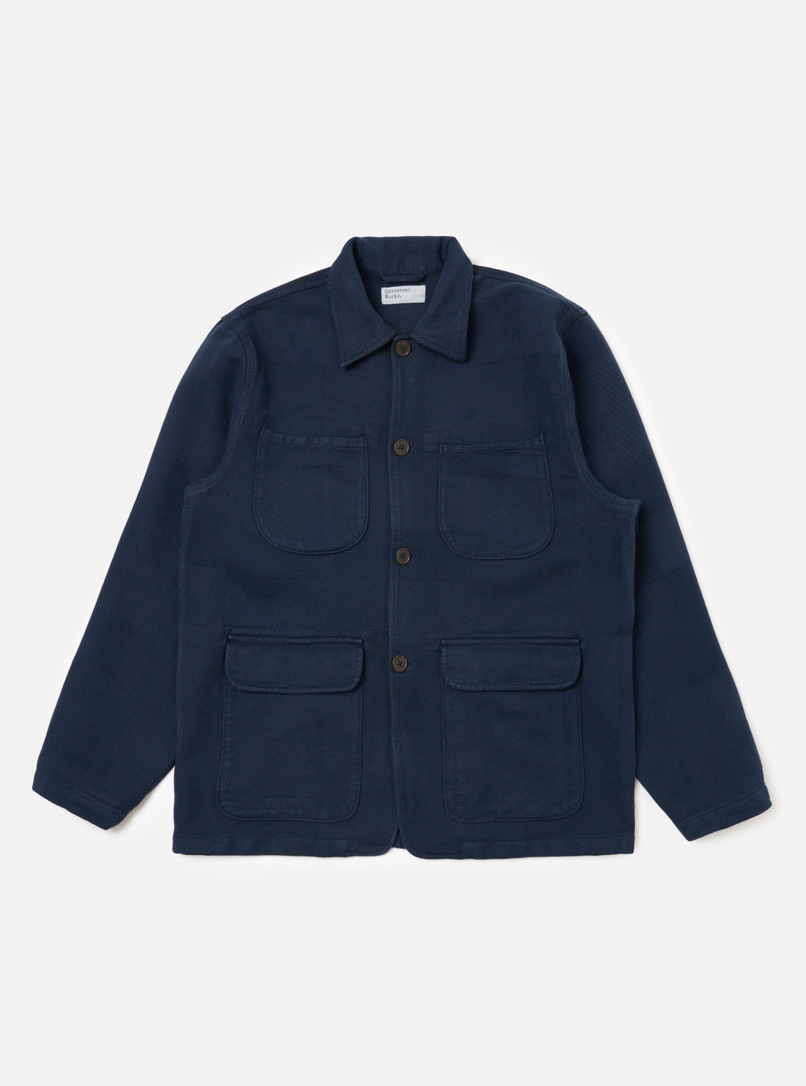 Patchwork Weave Cotton Labour Jacket