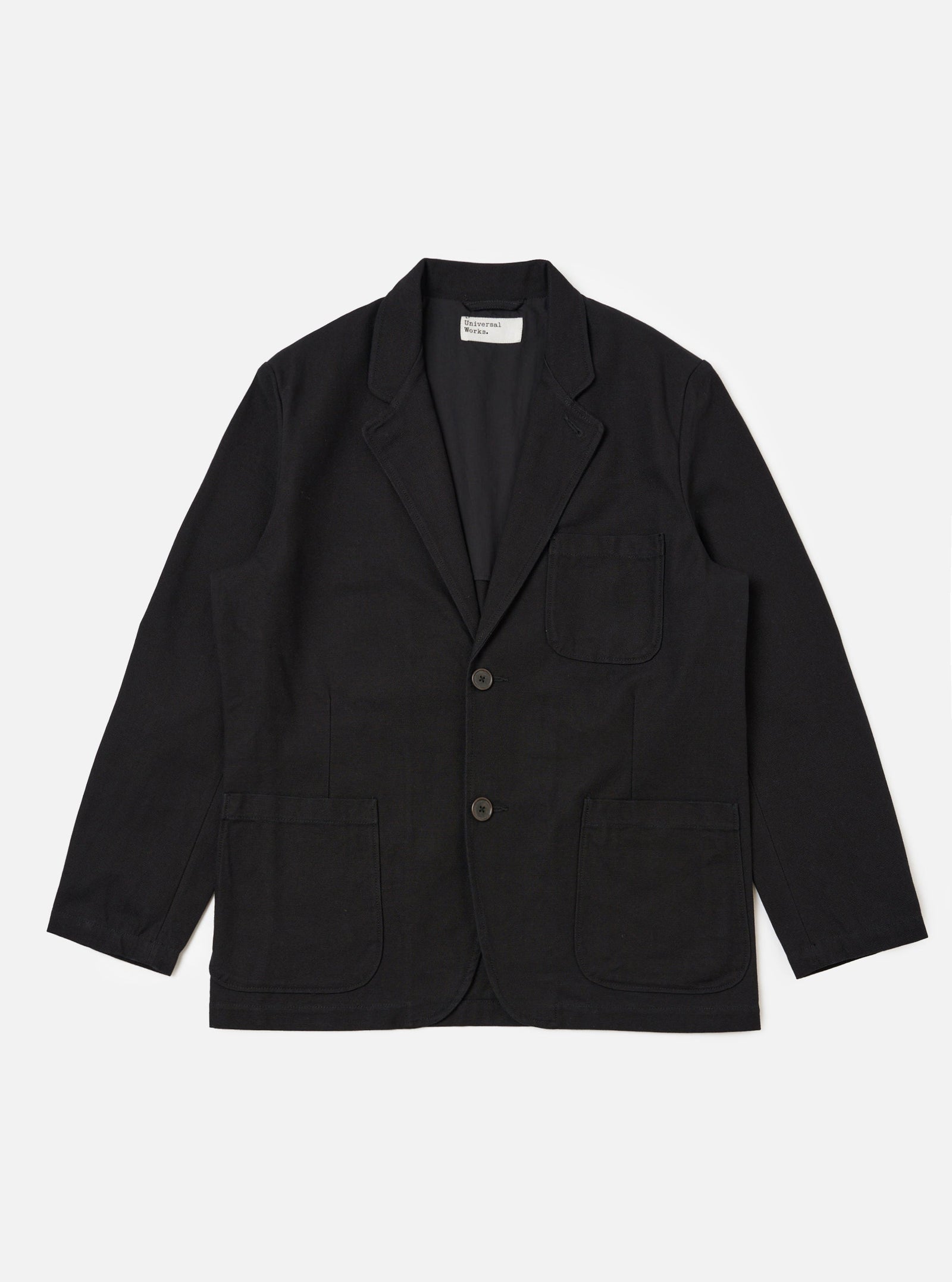 Organic Canvas Two Button Jacket