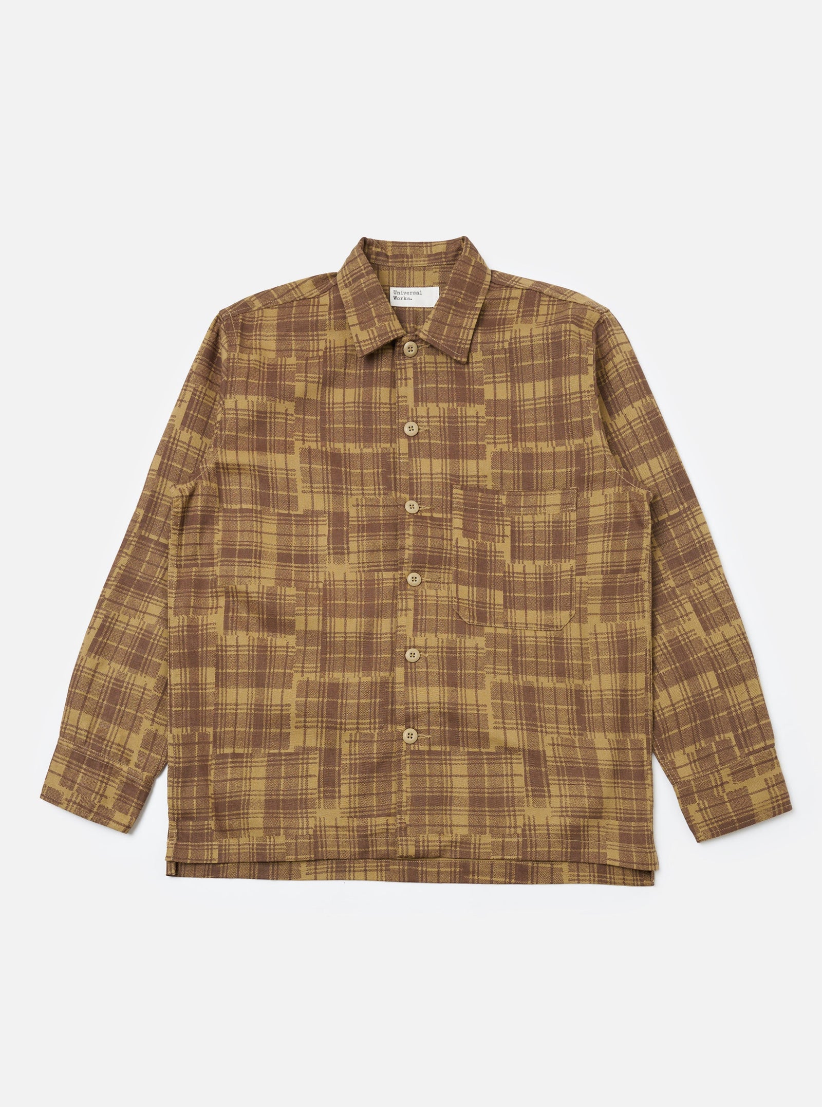Patch Check Twill Fatigue Shirt