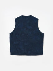 Indigo Denim Camo 4 Pocket Gilet