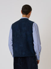 Indigo Denim Camo 4 Pocket Gilet