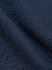 Patchwork Weave Cotton Pleated Track Pant