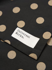 Bold Dot Print Rayon Evening Scarf