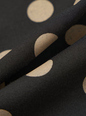 Bold Dot Print Rayon Evening Scarf