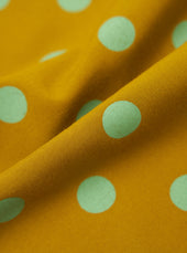 Bold Dot Print Rayon Evening Scarf