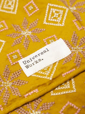 Embroidery Cotton Satin Embroidery Scarf