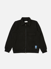 Black Brush Back Sweat Tyler Sweat Jacket